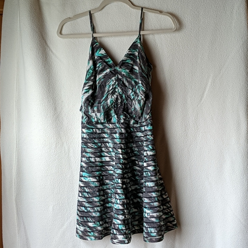 Parker Ruched Silk Slip dress size XS